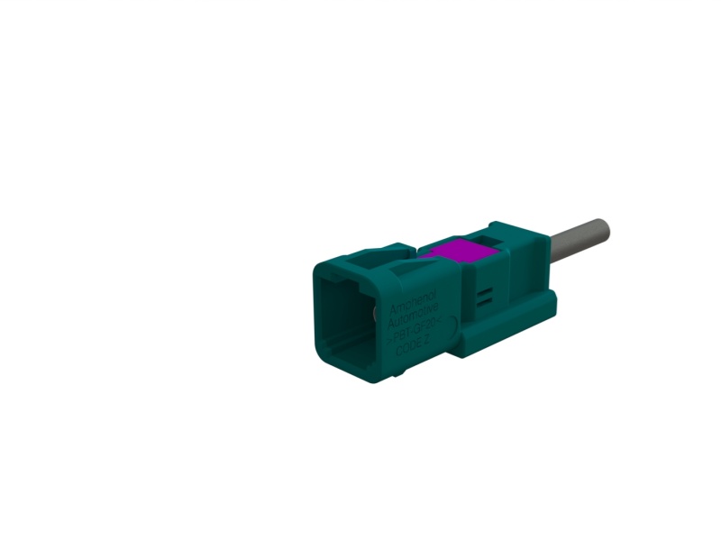 Mini Fakra Type B 1孔inline公端连接器