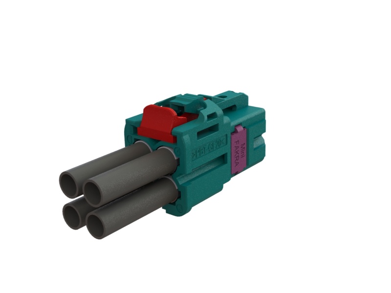 Mini Fakra Type B 4孔线端连接器