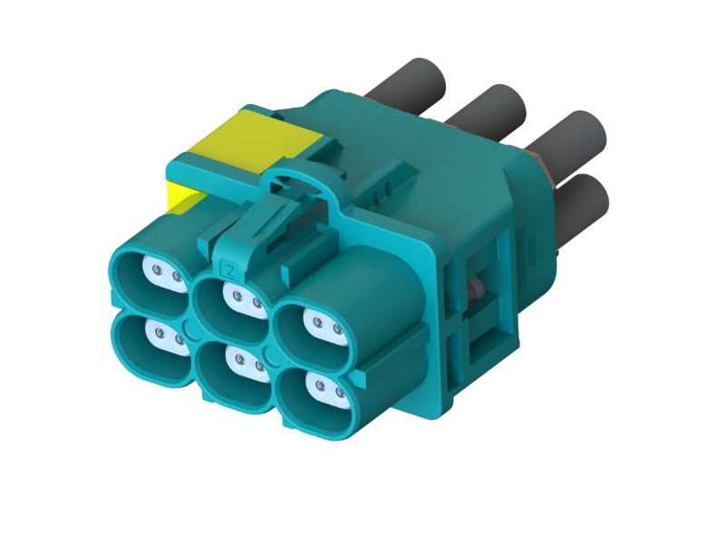 AHSE 6孔屏蔽线端母端连接器